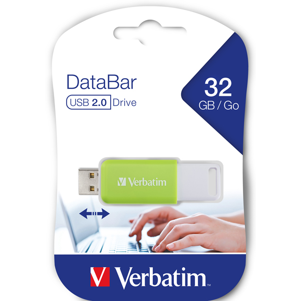 MD_VERB49454 Verbatim - Chiavetta USB - Verde - 49454 - 32 GB - immagine 1