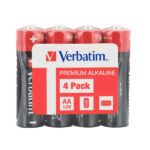 Pila stilo AA - 1,5V - alcaline - 49501 - Verbatim  - conf 4 pezzi