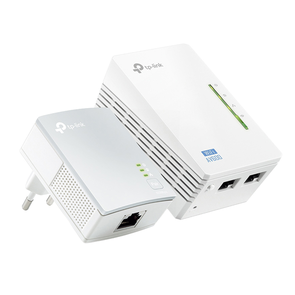 MD_104467 Starter Kit Powerline AV600 - Wi-Fi N 300Mbps con 2 porte Fast Ethernet - Tp-Link - immagine 1