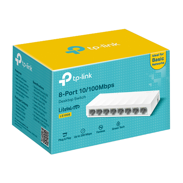 MD_104474 Switch Desktop - 8 Porte 10/100Mbps - Tp-Link - immagine 1