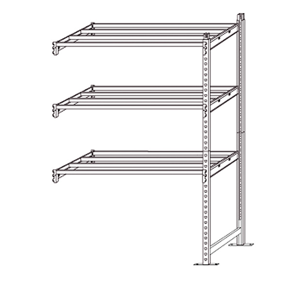 MD_64847 Scaffale Rang'Eco180 - modulo aggiunta - 5 ripiani - portata ripiano 180 kg - 100 x 35 x 200 cm - acciaio - grigio/blu - Paperflow - immagine 1