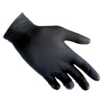 Guanti in nitrile R78 - senza polvere - taglia M - nero - Reflexx - conf. 100 pezzi - immagine 2