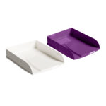 Set 4 vaschette portacorrispondenza Combo - linea Titane - 34,6 x 25,5 x 6,5cm - colori assortiti - Exacompta - immagine 3