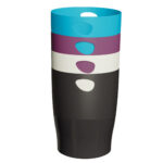 Cestino gettacarte Ecobin - linea Titane - 15 L - colori assortiti - Exacompta - Set 8 pezzi - immagine 2