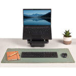Sottomano da scrivania Breyta - 40 x 80cm - verde salvia - Fellowes - immagine 3