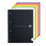 Maxiquaderno spiralato Office Essentials - A5+ - 5 mm - 240 pagine - 80 gr - colori assortiti - Oxford - immagine 4
