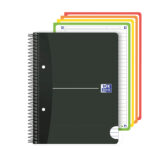 Maxiquaderno spiralato Office Essentials - A5+ - 1 rigo c/margine - 240 pagine - 80 gr - colori assortiti - Oxford - immagine 2
