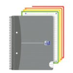 Maxiquaderno spiralato Office Essentials - A5+ - 1 rigo c/margine - 240 pagine - 80 gr - colori assortiti - Oxford - immagine 4