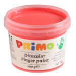Ditacolor colori a dita - 100ml  - c/pennello - valigetta 6 colori fluo - Primo - immagine 4