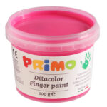 Ditacolor colori a dita - 100ml  - c/pennello - valigetta 6 colori fluo - Primo - immagine 5