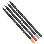 Matite colorate triangolare Black Edition - colori assortiti - Faber-Castell - conf.36 pezzi - immagine 3