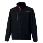 Giacca Softshell 2 in 1 Soccia - taglia L - nero/rosso - Deltaplus - immagine 5