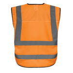 Gilet alta visibilità GILPOCK - poliestere riciclato - taglia L - arancio fluo - Deltaplus - immagine 3
