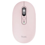 Mouse - ultrasottile - wireless - ricaricabile - rosa - Trust - immagine 2