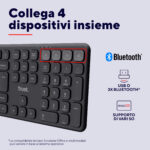 Tastiera - wireless  - Nero  - Trust - immagine 5