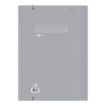 Cartella 3 lembi con elastico - A4 - dorso piatto - grigio chiaro - BM - immagine 3