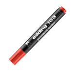 Marcatore permanente 103 - punta conica - da 1,5 a 3 mm - rosso - Edding - immagine 2