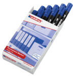 Marcatore permanente 103 - punta conica - da 1,5 a 3 mm - blu - Edding - immagine 3