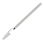 Penna sfera Cristal Glacè - 1.0 mm - inchiostro nero - fusto argento - Bic - conf. 20 pezzi - immagine 4