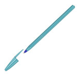 Penna sfera Cristal Glacè - 1.0 mm - fusto blu e rosa - Bic - conf. 20 pezzi - immagine 2