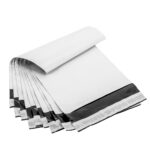 Sacchetto - per corrieri - 55 x 77 x 5 cm - PE - bianco - conf. 50 pezzi - immagine 2