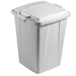 Bidone DURABIN - con maniglie - senza coperchio - 90 L - 52 x 61 x 49 cm - PP - grigio - Durable - immagine 2
