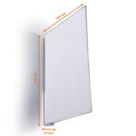 Cartello da corsia a bandiera - magnetico - A5 verticale - PET - Durable - conf. 10 pezzi - immagine 2