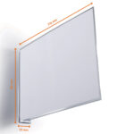 Cartello da corsia a bandiera - magnetico - A5 orizzontale - PET - Durable - conf. 10 pezzi - immagine 2