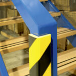Profilo paracolpi C35 - magnetico - per superfici angolari - forma squadrata - giallo/nero - 1 m - Durable - immagine 2