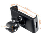 Supporto per tablet con morsetto tubolare - TOUGH CLAMP XL - da 7" a 13" con cover - ruotabile di 360° - Durable - immagine 2