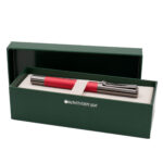 Penna roller Ritma - punta M - fusto rosso - Monteverde - immagine 2