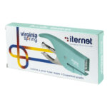 Cucitrice a pinza Virginia spring - azzurro - Iternet - immagine 2