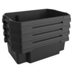 Contenitore multiuso FABER BOX - plastica - nero - 58,5 x 38,5 x 19,51 cm -  30 litri - Terry - immagine 2