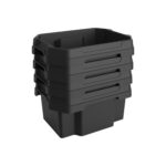 Contenitore multiuso FABER BOX - plastica - nero - 38,5 x 29 x 19,5 cm -  15 litri - Terry - immagine 2