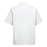 Giacca cuoco Kent - maniche corte - taglia XL - bianco - Portwest - immagine 2