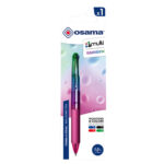 Penna a sfera 4 Multi Chrome - punta 1,00 mm - 4 colori - rainbow  - Osama - immagine 2
