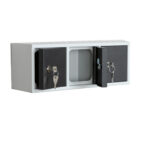 Casellario componibile Annabox - 3 porte - grigio/antracite - Metalpus - immagine 2