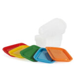 Contenitori alimenti – 185 x 125 x 561 mm – 600 ml - PP - Perfetto – conf. 5 pezzi - immagine 2