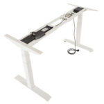 Scrivanie motorizzate - 120 x 60 x 116 cm  - Bianco - Rocada - immagine 3