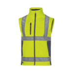 Giacca Softshell Moonlight 2 alta visibilità - poliestere - taglia M - giallo fluo - Deltaplus - immagine 3
