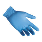 Guanti in nitrile R70 - senza polvere - tg XXL - azzurro - Reflexx - conf. 100 pezzi - immagine 2