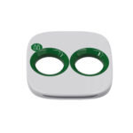Cestino gettacarte Wastee - per raccolta differenziata - 60 L - Verde/vetro - Kobra - immagine 4