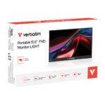 Monitor - portatile - 15.6" - FHD LIGHT - Verbatim - immagine 5