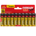 Pila ministilo AAA - 1,5V - Eveready Gold  - alcalina - Energizer - blister 20 pezzi