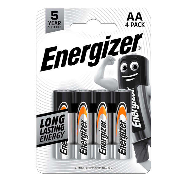 MD_104112 Pila stilo AA - 1,5V - Everyday - LR6 - Energizer - blister 4 pezzi - immagine 1