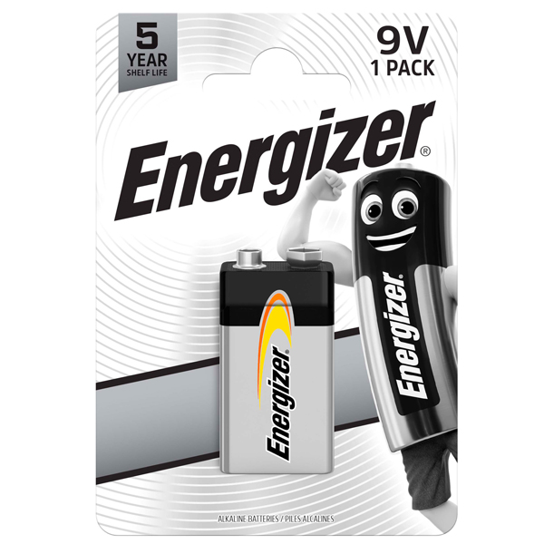 MD_104115 Pila Transistor - 9V - Everyday - 6R61 - Energizer - immagine 1