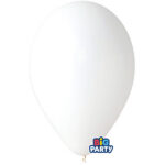 Palloncino - diametro 30 cm - lattice - bianco - conf. 10 pezzi