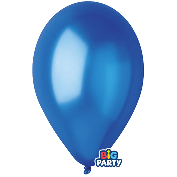 MD_104168 Palloncino - diametro 30 cm - lattice - blu - conf. 10 pezzi - immagine 1