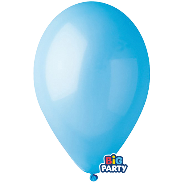 MD_104169 Palloncino - diametro 30 cm - lattice - celeste - conf. 10 pezzi - immagine 1
