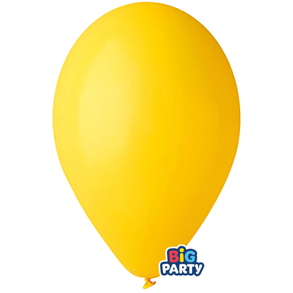 MD_104172 Palloncino - diametro 30 cm - lattice - giallo - conf. 10 pezzi - immagine 1